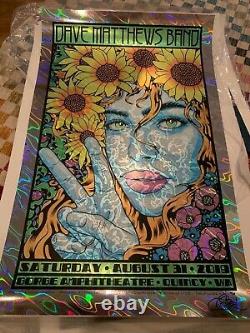 Dave Matthews Band Gorge 2019 Foil Poster by Chuck Sperry Limited Edition