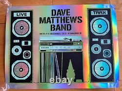 Dave Matthews Band Live Trax 62 Poster Limited Edition Foil Variant x/300