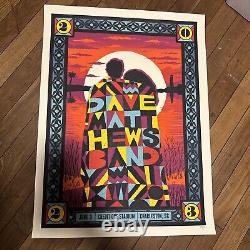 Dave Matthews Band Poster Charleston SC 2023 Methane Studios 2023 #ed /885