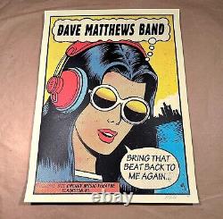 Dave Matthews Band Poster Clarkston 2018 Methane Signed AP DTE Energy 6/6