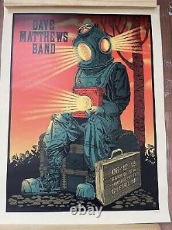 Dave Matthews Band Poster Gilford, Nh 6/12/18 Limited Edition