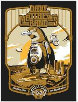 Dave Matthews Band Poster Pittsburgh, PA 11/15/2024 Alejandro Parilla