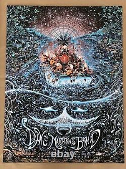 Dave Matthews Band Tampa Poster Miles Tsang Matching Number Set Dawn Variant Dmb