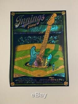 Dave Matthews Band Weezer Innings Foil Poster Limited Edition Of 30