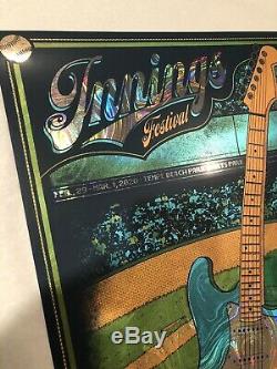 Dave Matthews Band Weezer Innings Foil Poster Limited Edition Of 30 Tempe DMB