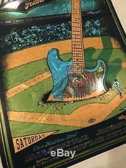 Dave Matthews Band Weezer Innings Foil Poster Limited Edition Of 30 Tempe DMB