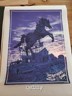 Dave Matthews Band poster print GORGE Daniel Danger AP Edition Limited FOIL RARE