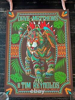 Dave Matthews Tim Reynolds Cancun 2020 Limited Edition Poster