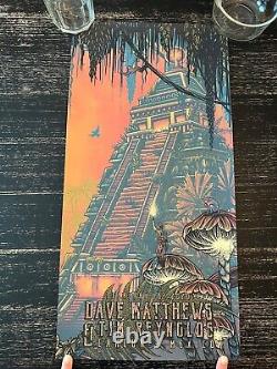 Dave Matthews Tim Reynolds Cancun 2020 Limited Edition Poster 1 of 3 Triptych