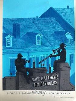 Dave Matthews and Tim Reynolds New Orleans Poster Print Signed Limited Edition