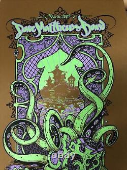 Dave Matthews band poster Limited Edition 2009 Signed Florida 77
