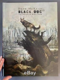 Dave Mckean Black Dog Dreams Of Paul Nash Huge Signed Limited Edition Hardcover
