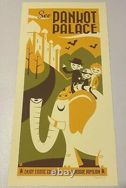 Dave Perillo Indiana Jones Pankot Palace art screen print 2012 Mondo artist