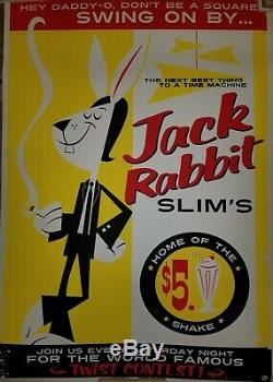 Dave Perillo Jack Rabbit Slims $5 Five Dollar Shake Pulp Fiction Print MINT