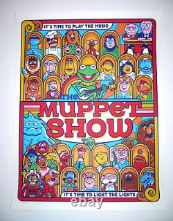 Dave Perillo screen print The Muppet Show OFFICIAL Disney release RARE