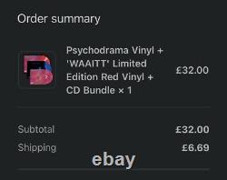 Dave Psychodrama Vinyl +'WAAITT' Limited Edition Red Vinyl + CD Bundle Presale