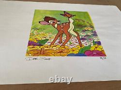 Dave Smith Bambi Disney Art Gouache Limited Edition 42/50 Authenticity