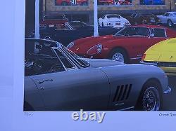 David Snyder Limited Edition Print Chinetti Greenwich Ferrari Dealership, Dave