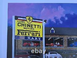 David Snyder Limited Edition Print Chinetti Greenwich Ferrari Dealership, Dave