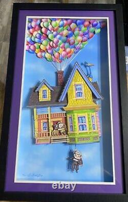 Disney Pixar Up Limited Edition Shadowbox by Dave Avanzino RARE 13/20