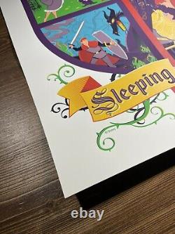 Disney Sleeping Beauty Art Screen Print Poster By Dave Perillo X/100 BNG Mondo