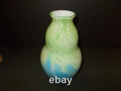 Fenton Art Glass Connoisseur Caribbean Day Vase 8199 B6 #21/750 Dave Fetty Mint