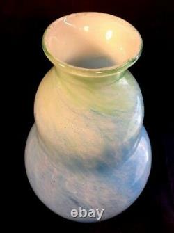 Fenton Art Glass Dave Fetty Caribbean Day Hand Blown Vase Limited To 750