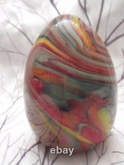 Fenton Art Glass Dave Fetty Crayons Egg Limited Edition 262/1250