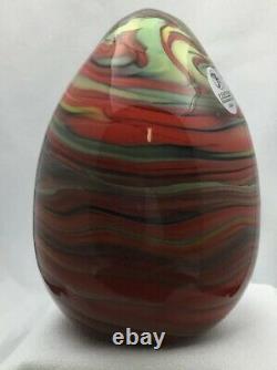 Fenton Art Glass Dave Fetty Crayons Egg Swirls Limited Edition 2006