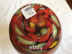 Fenton Art Glass Dave Fetty Crayons Limited Edition Vase 474/750