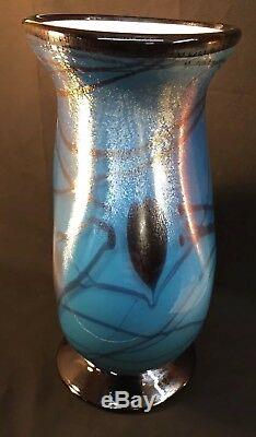 Fenton Art Glass Dave Fetty Hand Blown Double Vase Hanging Hearts Limited to 250