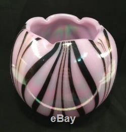 Fenton Art Glass Dave Fetty Lavender Haze Vase LIMITED