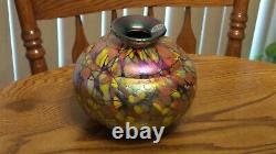 Fenton Art Glass Limited Edition Dave Fetty Mosaic Vase