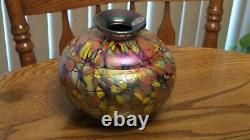 Fenton Art Glass Limited Edition Dave Fetty Mosaic Vase