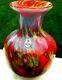 Fenton Art Glass Myriad Mist By Dave Fetty Vase #324/750 New Box. 8.75h