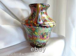 Fenton Art Glass Myriad Mosaic Vase Dave Fetty 43541N George Fenton