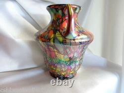 Fenton Art Glass Myriad Mosaic Vase Dave Fetty 43541N George Fenton