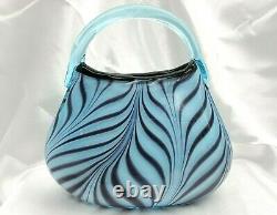 Fenton Dave Fetty Ltd Ed Feathered Purse Unique Gorgeous Lines FREE SHIPPING