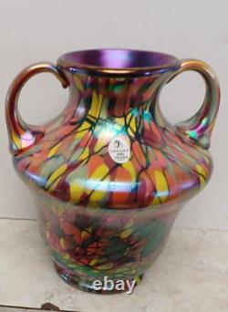 Fenton Dave Fetty limited edition # 811 Mosaic vase MIB