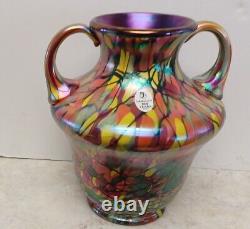 Fenton Dave Fetty limited edition # 811 Mosaic vase MIB
