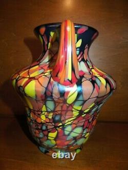 Fenton Mosaic Centennial Vase by Dave Fetty Limited Ed. #449