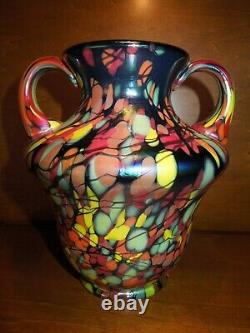 Fenton Mosaic Centennial Vase by Dave Fetty Limited Ed. #449