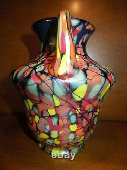 Fenton Mosaic Centennial Vase by Dave Fetty Limited Ed. #449