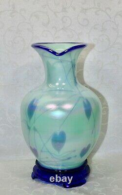 Fenton, Pitcher, Willow Green Glass, Dave Fetty, Connoisseur Collection 2003