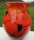 Fenton Robert Barber Dave Fetty 1975 Hanging Hearts Vase H #369/750 8h X 6.5w