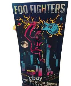 Foo Fighters Foil Poster Msg Nyc 2021 Kong Limited Variant Dave Grohl