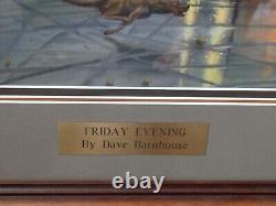 Friday Evening By Dave Barnhouse Limited Edition Litho 850 / 999 Framed with COA