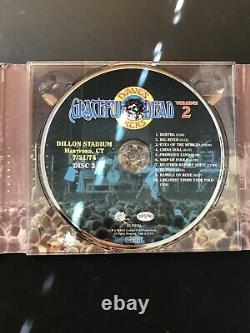 GRATEFUL DEAD DAVE'S PICKS Vol. 2, 3 CD Album, Dillon, Hartford, CT 7/31/74 NM