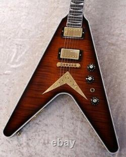 Gibson Custom Shop Dave Mustaine Flying V EXP Limited Edition Red Amber Burst 22