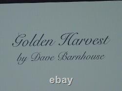 Golden Harvest limited edition Print By Dave Barnhouse John Deere Tractors